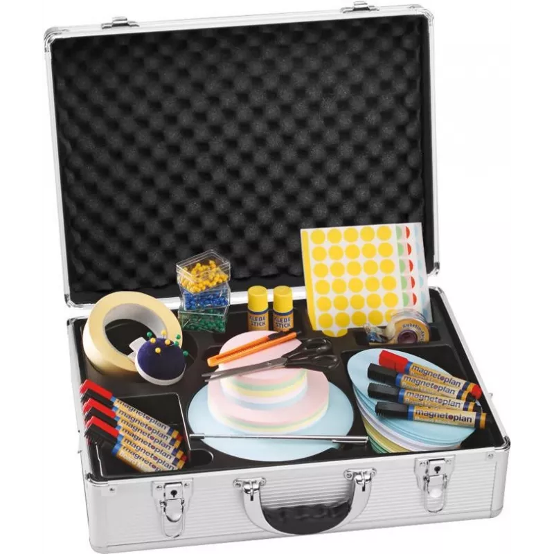 MAGNETOPLAN HOLTZ kit de moderación Compact, con más de 1.800 piezas, carcasa de aluminio resistente (1111511)