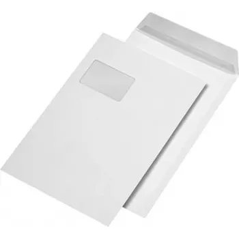 MAILMEDIA Elepa - sobre de envío rössler SECURITEX® C4 con ventana, 130 g/m², autoadhesivo, 100 uds. (30001204)