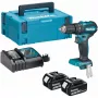 MAKITA 18V Brushless taladro atornillador de percusión DHP485RAJ 50/27Nm 2x2.0Ah LXT