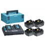 Makita 197970-3 18V LXT Set de batería de litio y cargador (5,0Ah, BL1850B, DC18RC)