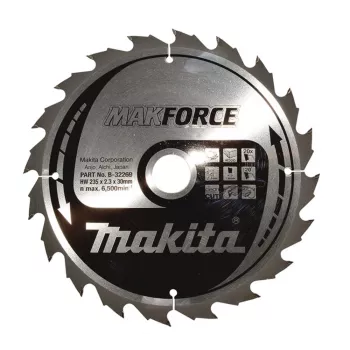 Disco de sierra circular Makita B-32269 Makforce 235x30x20T madera