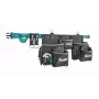 Makita cinturón con 3 bolsillos – bolsa de herramientas resistente de poliéster 1680D, negro/azul