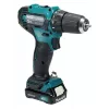 MAKITA DF333DWY atornillador a batería 12V Max CXT set con 2 baterías y cargador