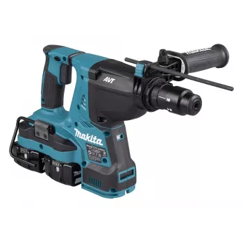 Makita DHR281PT2J 36V (2x18V) Set de martillo perforador SDS-Plus sin escobillas con 2 baterías de 5,0Ah, doble cargador y maletín Makpac