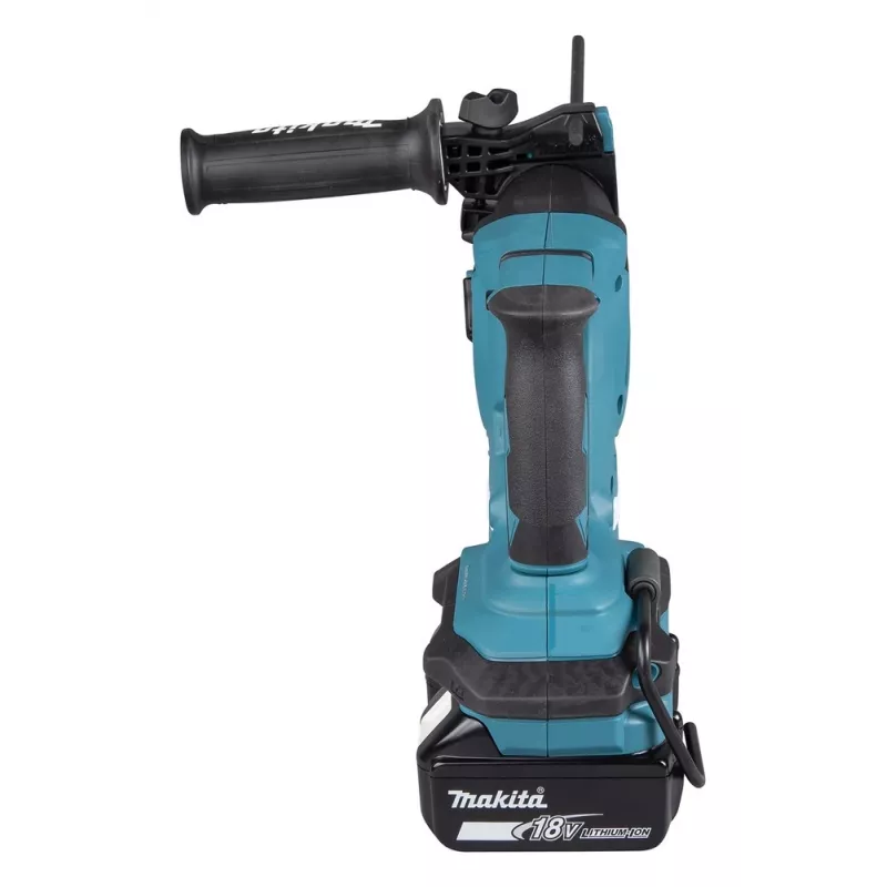 Makita DHR281PT2J 36V (2x18V) Set de martillo perforador SDS-Plus sin escobillas con 2 baterías de 5,0Ah, doble cargador y maletín Makpac
