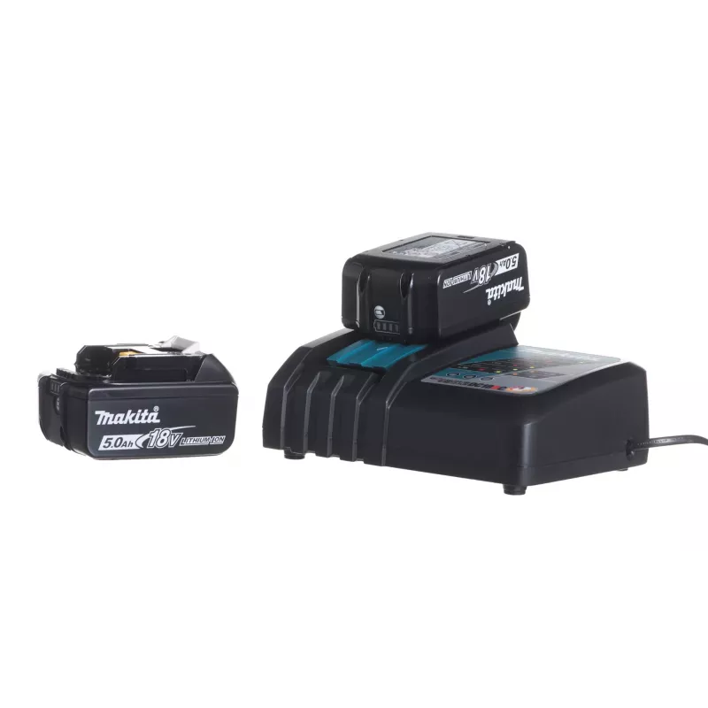 Sierra sable a batería MAKITA DJR186RTE 18V LXT con 2 baterías de 5,0Ah, cargador rápido y maletín Makpac