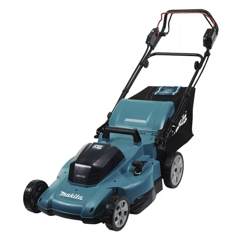 MAKITA DLM539CT2 36V (2x18V) LXT Cortacésped autopropulsado sin escobillas 53cm con 2 baterías de 5,0Ah y cargador