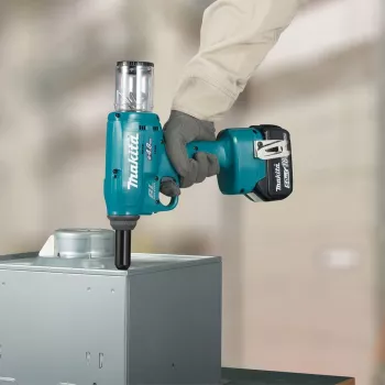 Makita DRV150ZJ 18V LXT Remachadora a batería sin escobillas (solo herramienta, 10 kN, 2,4-4,8 mm, maletín Makpac)