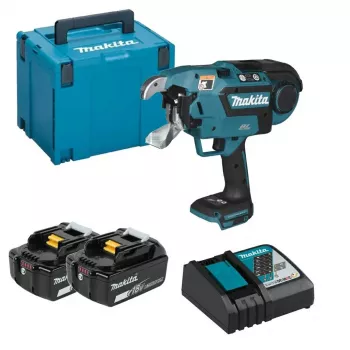 MAKITA DTR181RTJ 18V LXT Set atadora de armaduras a batería 2x5,0Ah