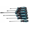 Makita E-10512 juego de destornilladores, 6 piezas (plano/Pozidriv)