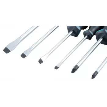 Makita E-10512 juego de destornilladores, 6 piezas (plano/Pozidriv)