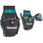 Makita E-15154 funda portabrocas Ultimate Series, alta resistencia 1680D poliéster, negro con detalles azules, talla universal para taladros atornilladores y atornilladores de impacto a batería