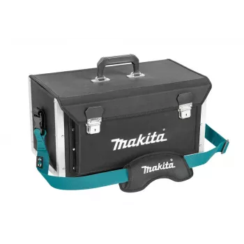 MAKITA E-15394 bolsa de transporte abierta para herramientas 50/25, 20 bolsillos, carga 15 kg, negro/azul