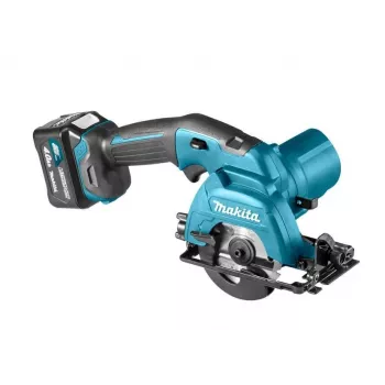 Makita HS301DSME sierra circular de mano a batería 12V Max CXT 85mm con 2 baterías de 4,0Ah, cargador y maletín Makpac