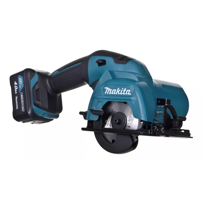 Makita HS301DSME sierra circular de mano a batería 12V Max CXT 85mm con 2 baterías de 4,0Ah, cargador y maletín Makpac