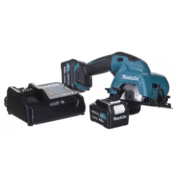 Makita HS301DSME sierra circular de mano a batería 12V Max CXT 85mm con 2 baterías de 4,0Ah, cargador y maletín Makpac