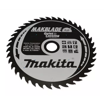 MAKITA MAKBLADE PLUS Disco de sierra 250x30x40T madera