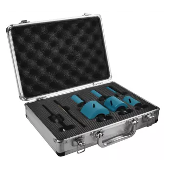 MAKITA Juego de sierras de corona mini 20, 25, 32, 40, 51, 65 mm
