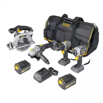 Makita NUEVO SET DE HERRAMIENTAS 4-TEILIGES 18V LXT Kit combinado sin escobillas (2x4,0Ah)