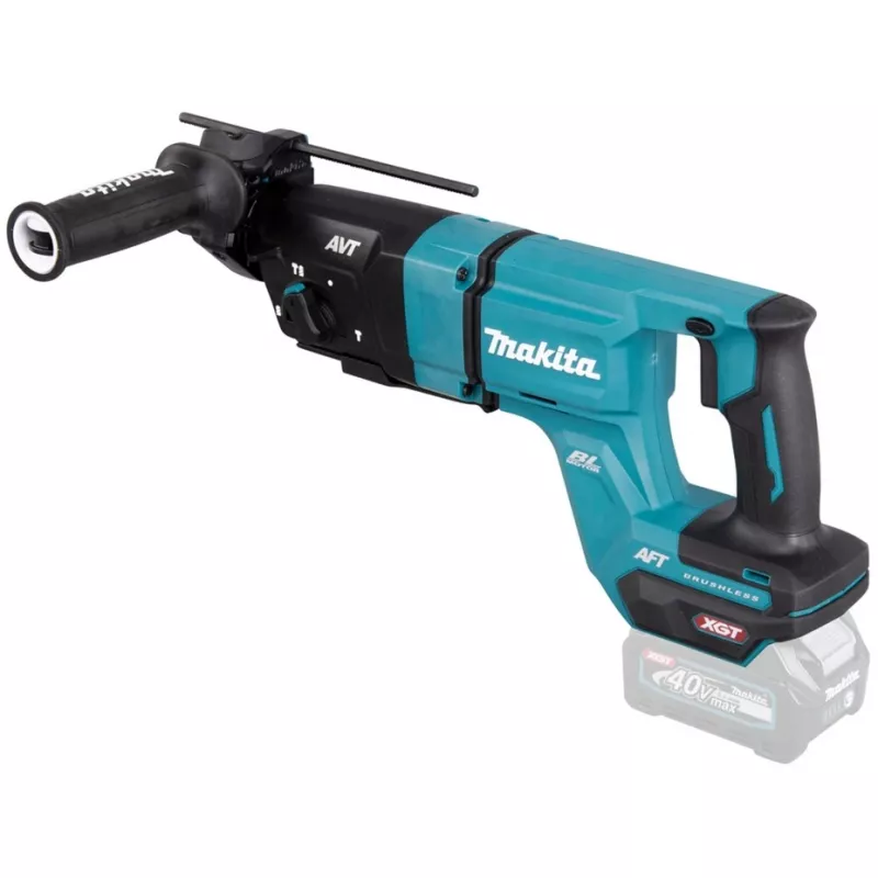 Makita XGT HR007GZ Martillo perforador a batería, 40V Max, SDS-PLUS, solo máquina (Azul/Negro)