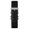 MAM Reloj analógico unisex MAM621 39mm esfera negra correa de piel negra