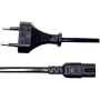 Manhattan 339100 cable de alimentación AC enchufe euro a IEC C7 1,8 m negro