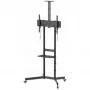 Manhattan 462716 Soporte de pared para TV Full-Motion para pantallas de 32-70 pulgadas, VESA hasta 600x400 mm, inclinación -10° a +5°, giro +/-90°, Negro, acero/plástico