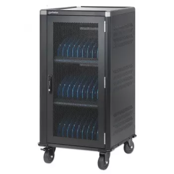 MANHATTAN armario de carga para 30 portátiles 30x USB-C 65W Power Delivery