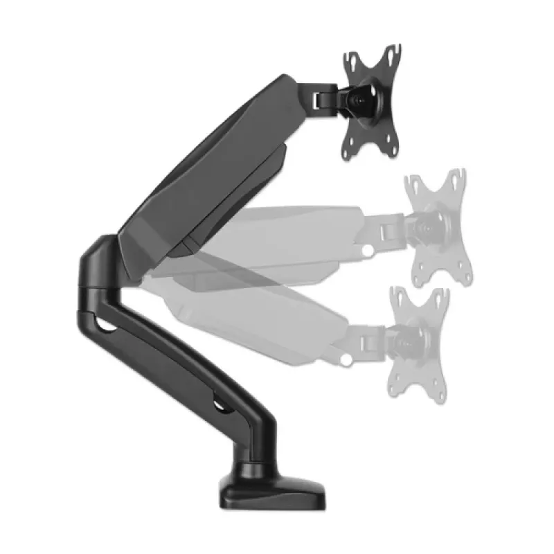 MANHATTAN Soporte para 1 monitor de gas aluminio 17-32 pulgadas