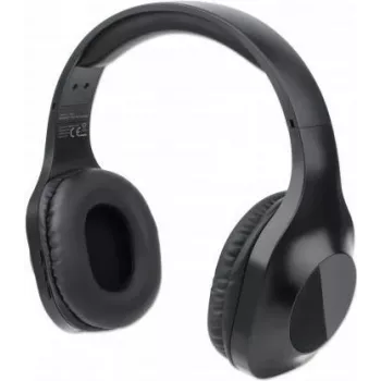 Manhattan Sound Science auriculares over-ear Bluetooth – Bluetooth 5.0 + EDR inalámbrico, micrófono omnidireccional, controles integrados, negro (179812)