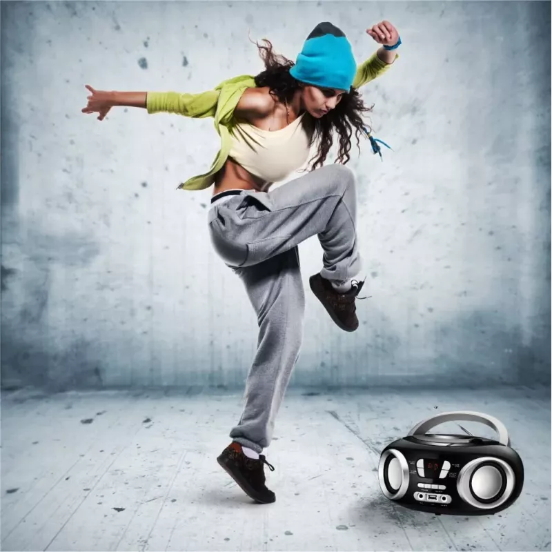 Manta MM9310BT CHILLI altavoz Bluetooth portátil negro
