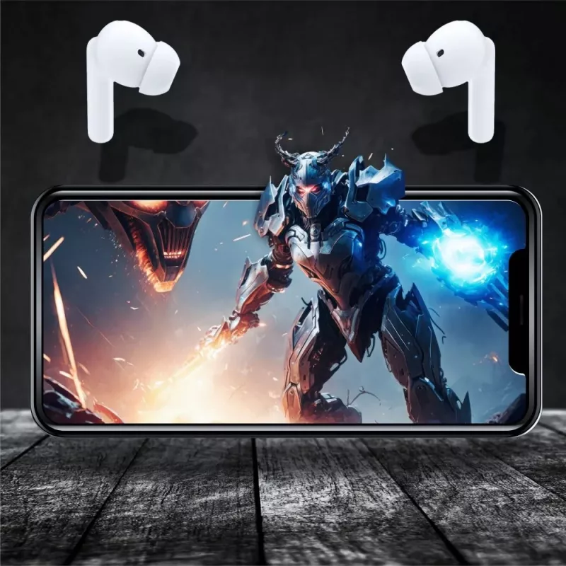 Manta MTWS008W Rytmo White Auriculares True Wireless Bluetooth 5.0 con estuche de carga