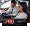 Manta RS4508 Ottawa radio de coche 1-DIN con sintonizador FM, USB, tarjeta SD, AUX, 4x40W, pantalla LCD blanca, iluminación azul