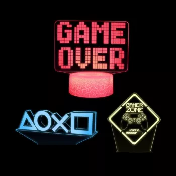 Manta SNL123RGB lámpara LED decorativa de luz Game 3 RGB 3D