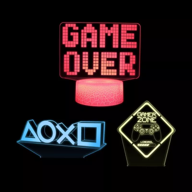 Manta SNL123RGB lámpara LED decorativa de luz Game 3 RGB 3D