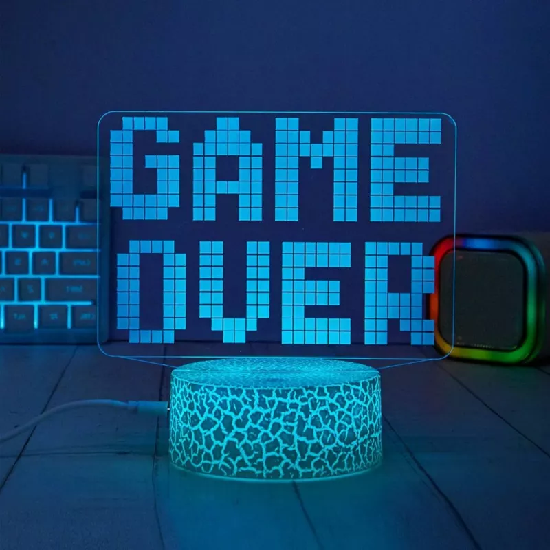 Manta SNL123RGB lámpara LED decorativa de luz Game 3 RGB 3D