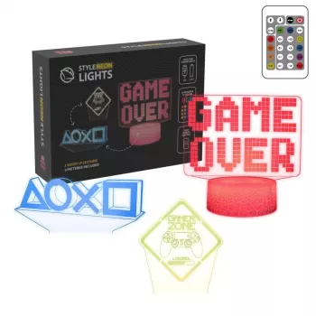 Manta SNL123RGB lámpara LED decorativa de luz Game 3 RGB 3D