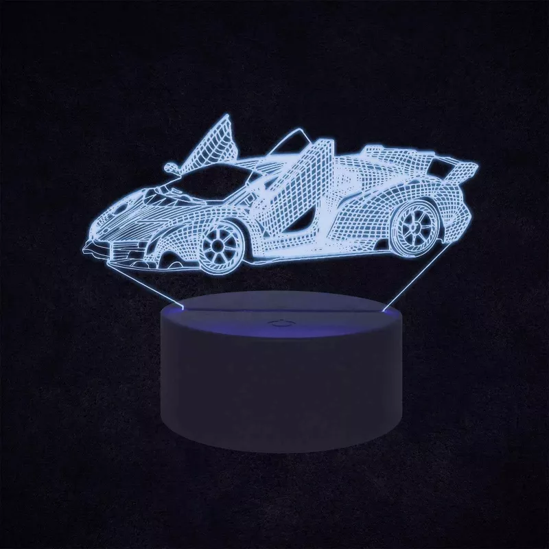 Manta SNL64RGB lámpara LED decorativa de luz para coche 3D RGB