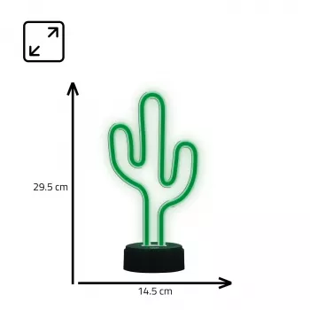 Manta SNL82GN luz nocturna LED cactus lámpara decorativa verde