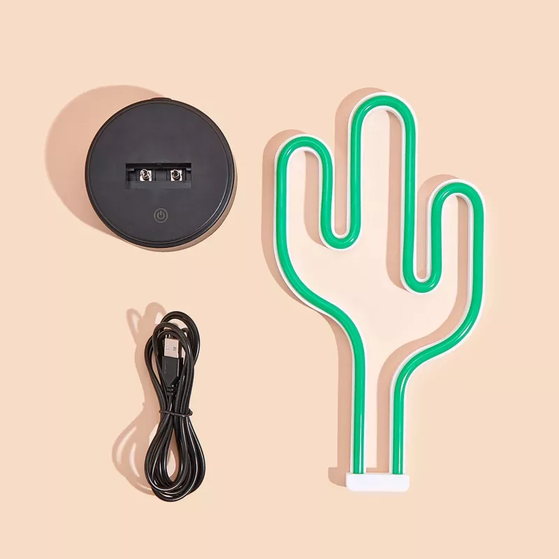 Manta SNL82GN luz nocturna LED cactus lámpara decorativa verde