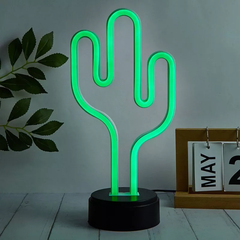 Manta SNL82GN luz nocturna LED cactus lámpara decorativa verde
