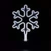 Manta SNL84WH luz decorativa LED copos de nieve, blanco frío, a pilas, colgante, plástico, blanco, 200 mm