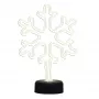 Manta SNL84WH luz decorativa LED copos de nieve, blanco frío, a pilas, colgante, plástico, blanco, 200 mm