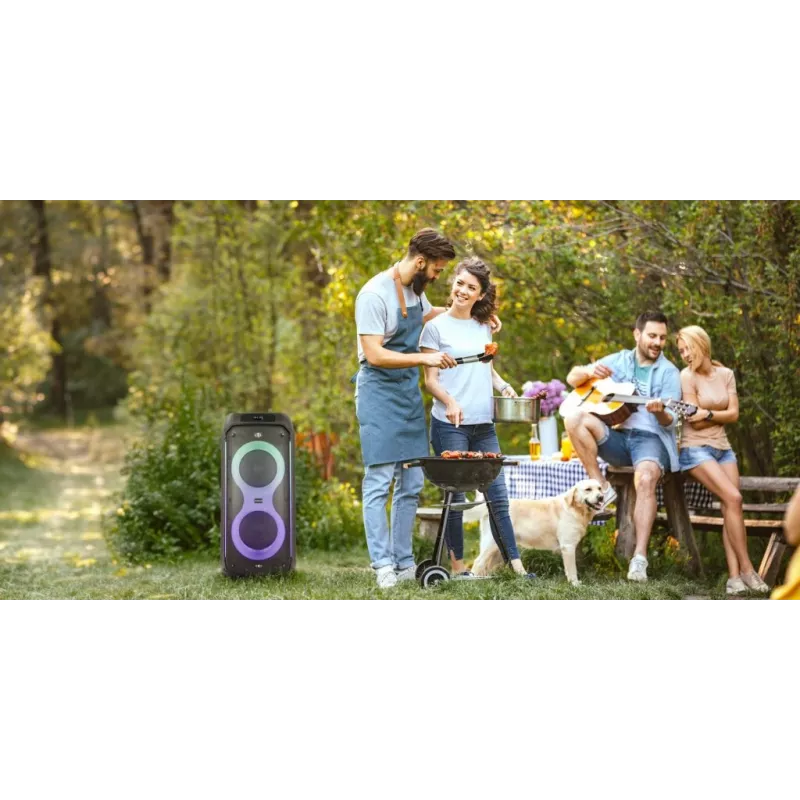 Manta SPK0805B140 Pallas altavoz Bluetooth portátil, 15W, negro