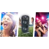 Manta SPK815 altavoz portátil Bluetooth para fiestas con karaoke, 30W RMS, LED disco, radio FM, USB/SD/AUX