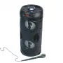 Manta SPK815 altavoz portátil Bluetooth para fiestas con karaoke, 30W RMS, LED disco, radio FM, USB/SD/AUX