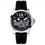 Reloj de cuarzo de acero inoxidable de hombre MARC ECKO E08503G1 43 mm esfera negra