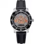 MARC ECKO E09502M1 Reloj unisex de cuarzo analógico 39mm Caja de acero inoxidable Correa de silicona negra
