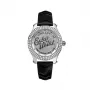 Reloj de cuarzo analógico MARC ECKO E10038M1 unisex 39 mm caja de acero inoxidable correa de silicona negra