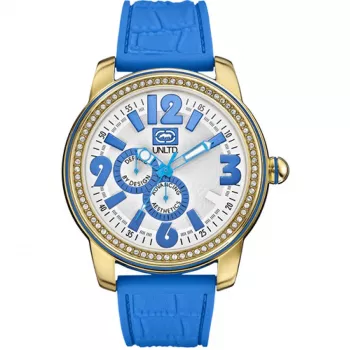Reloj analógico de cuarzo unisex MARC ECKO E13544G5 48 mm acero inoxidable silicona negra